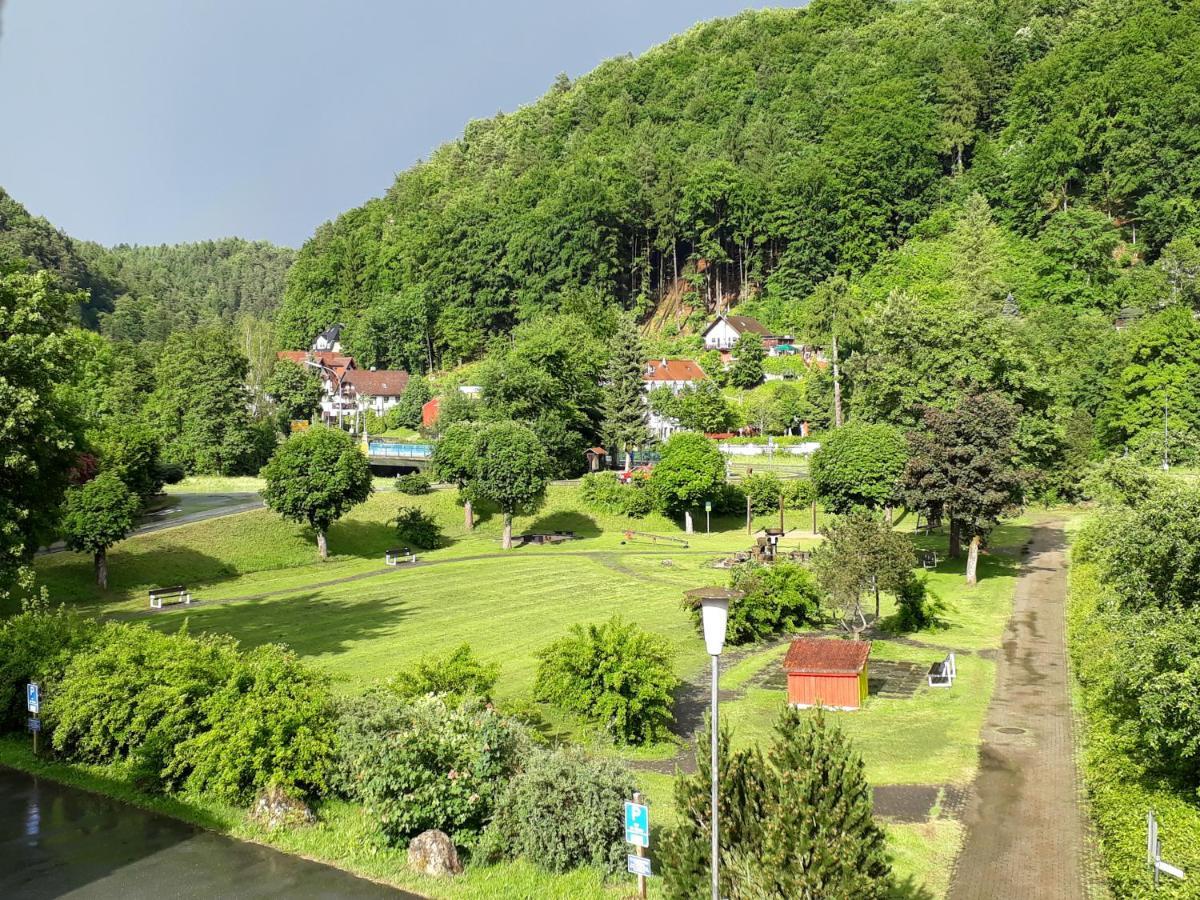 Gasthof Zur Behringersmuhle Hotell Goessweinstein Exteriör bild